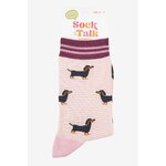 chaussettes femme bambou teckels 5-4