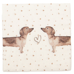 serviettes papier teckels 1