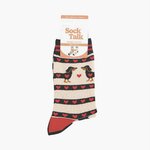 Chaussettes femme en bambou motifs teckels