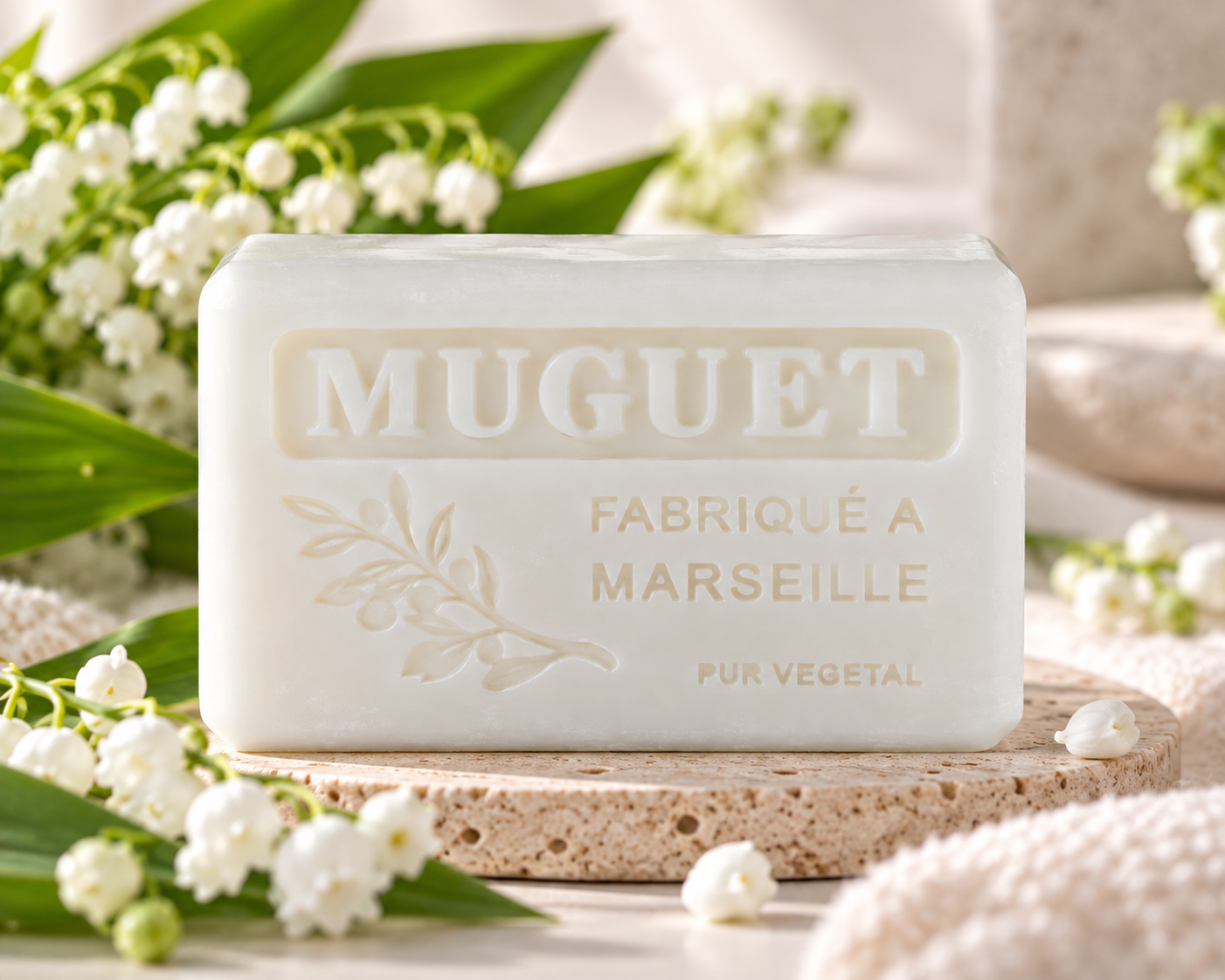 Savon de Marseille au muguet