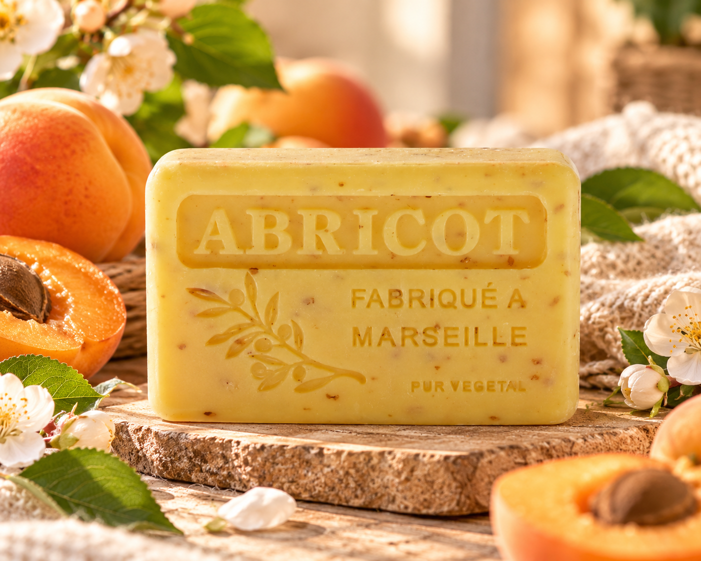 Savon à l’abricot, ambiance provençale