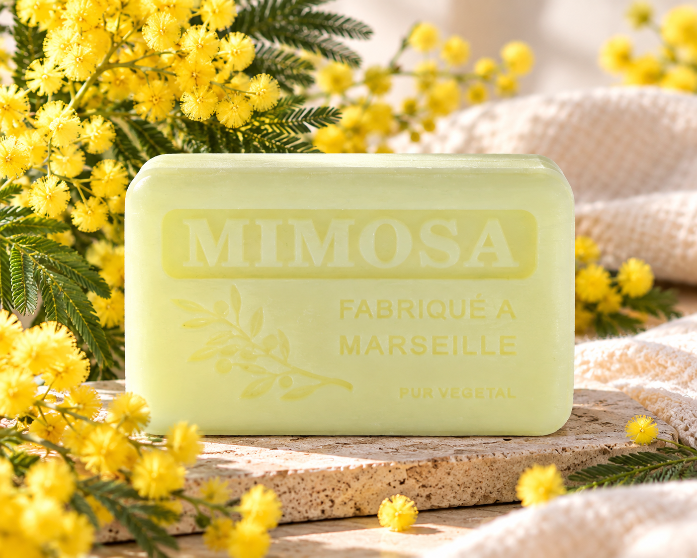 Savon MIMOSA au cœur des fleurs