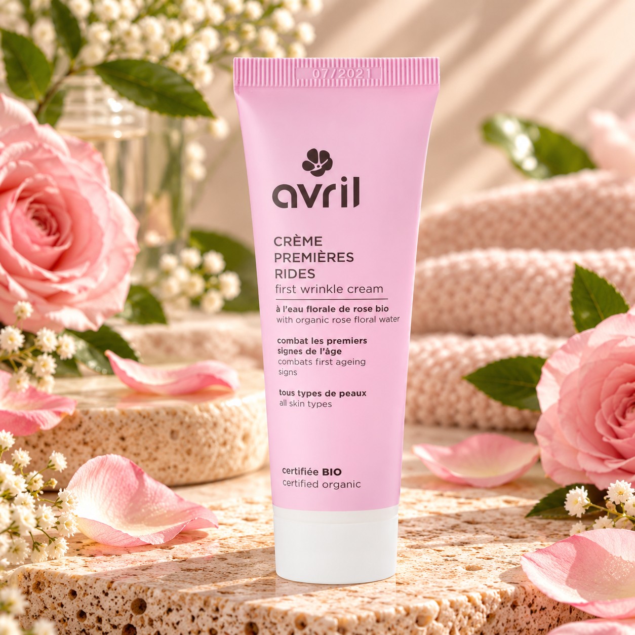 Crème Avril aux roses bio