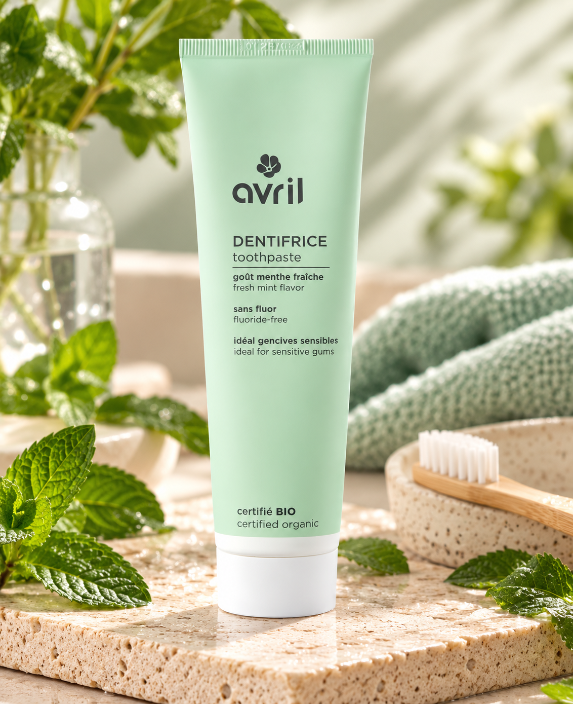 Dentifrice menthe fraîche bio