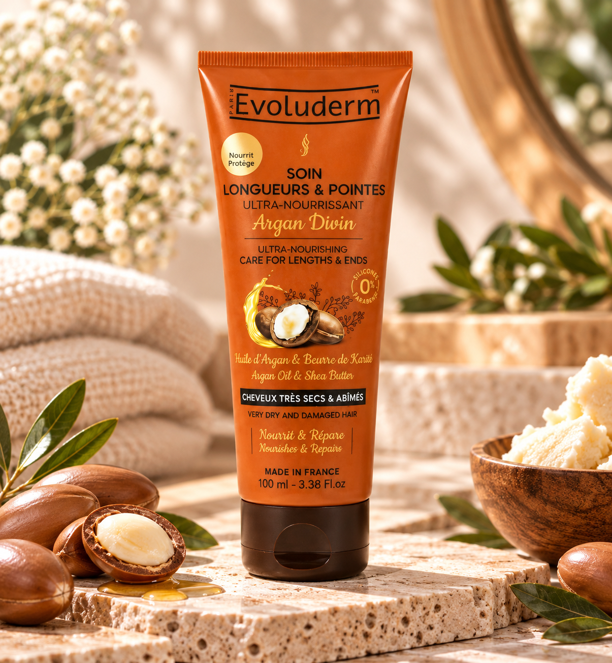 Soin capillaire Argan Divin en spa naturel
