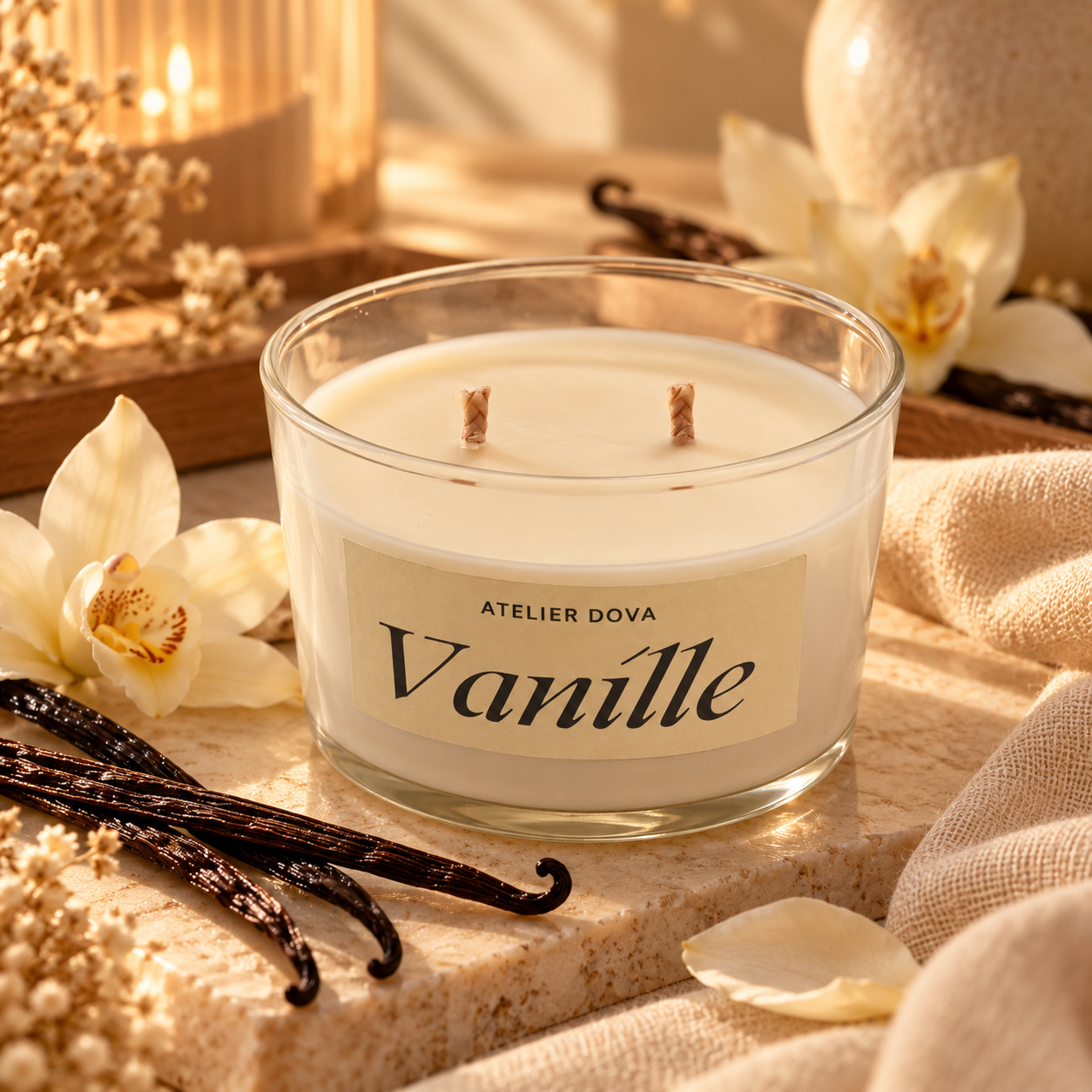 Bougie Vanille Atelier Dova