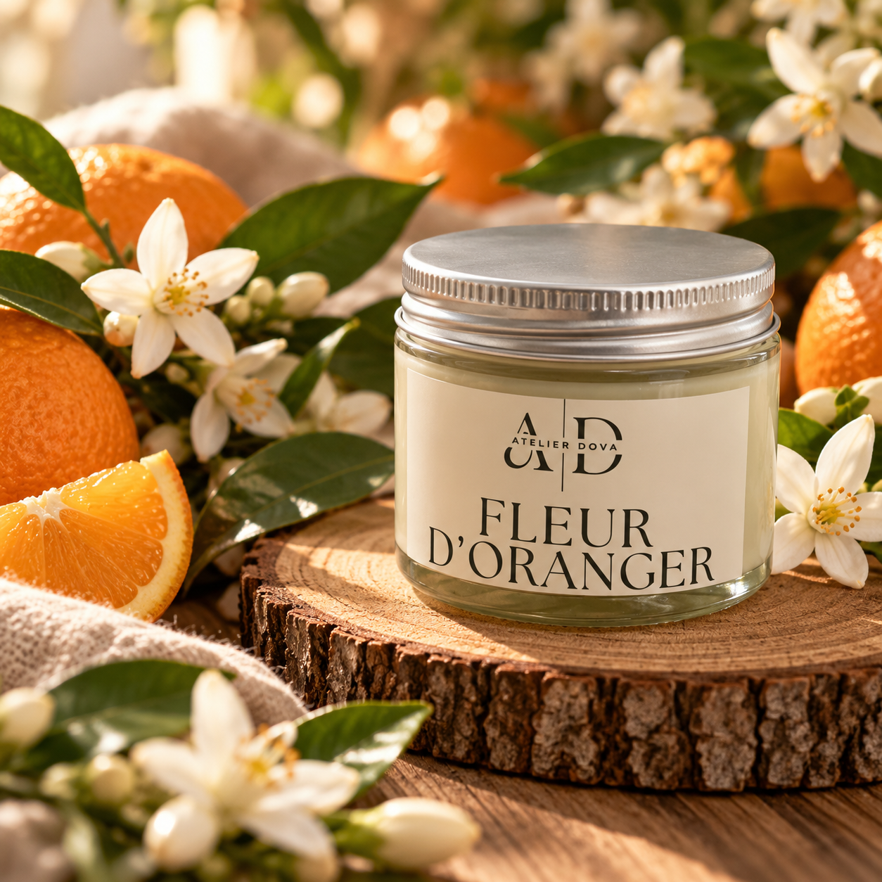 Bougie Fleur d’Oranger au Verger