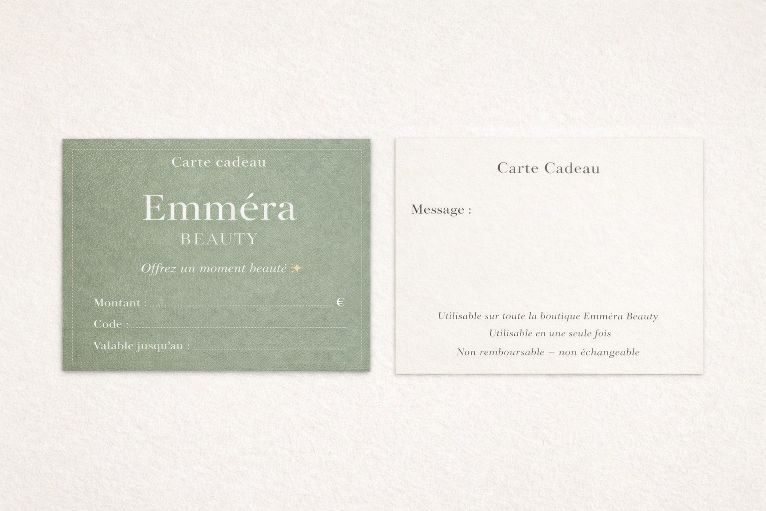 Carte cadeau Emméra Beauty élégante (3)
