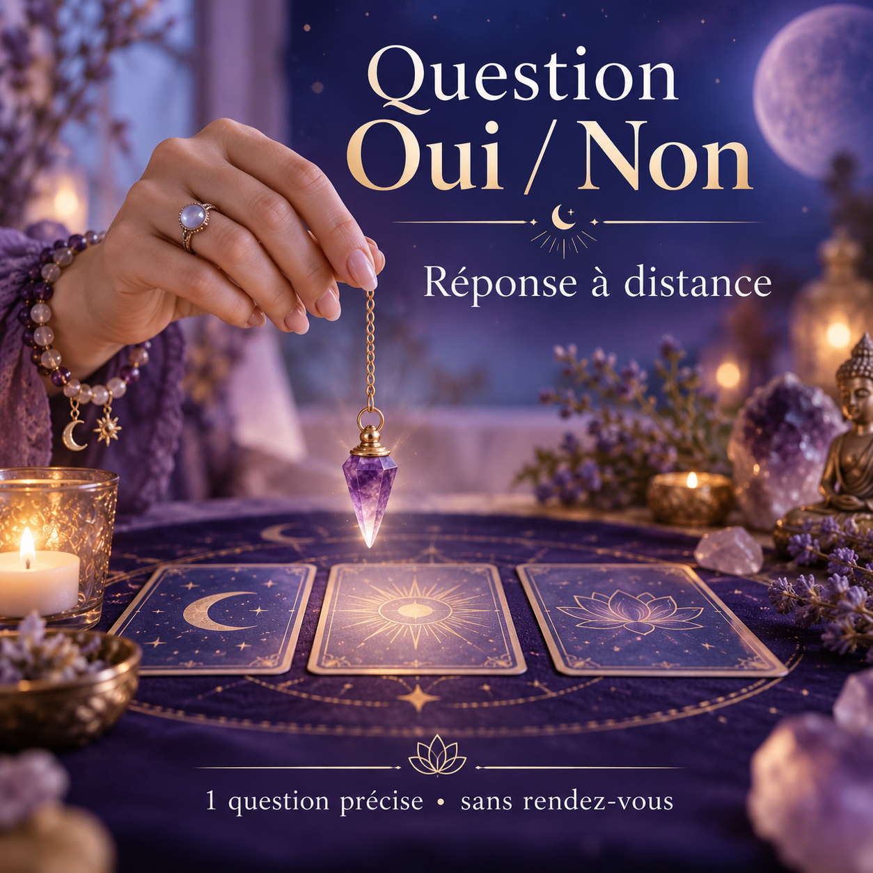 Question de voyance Oui Non à distance avec réponse sans rendez-vous