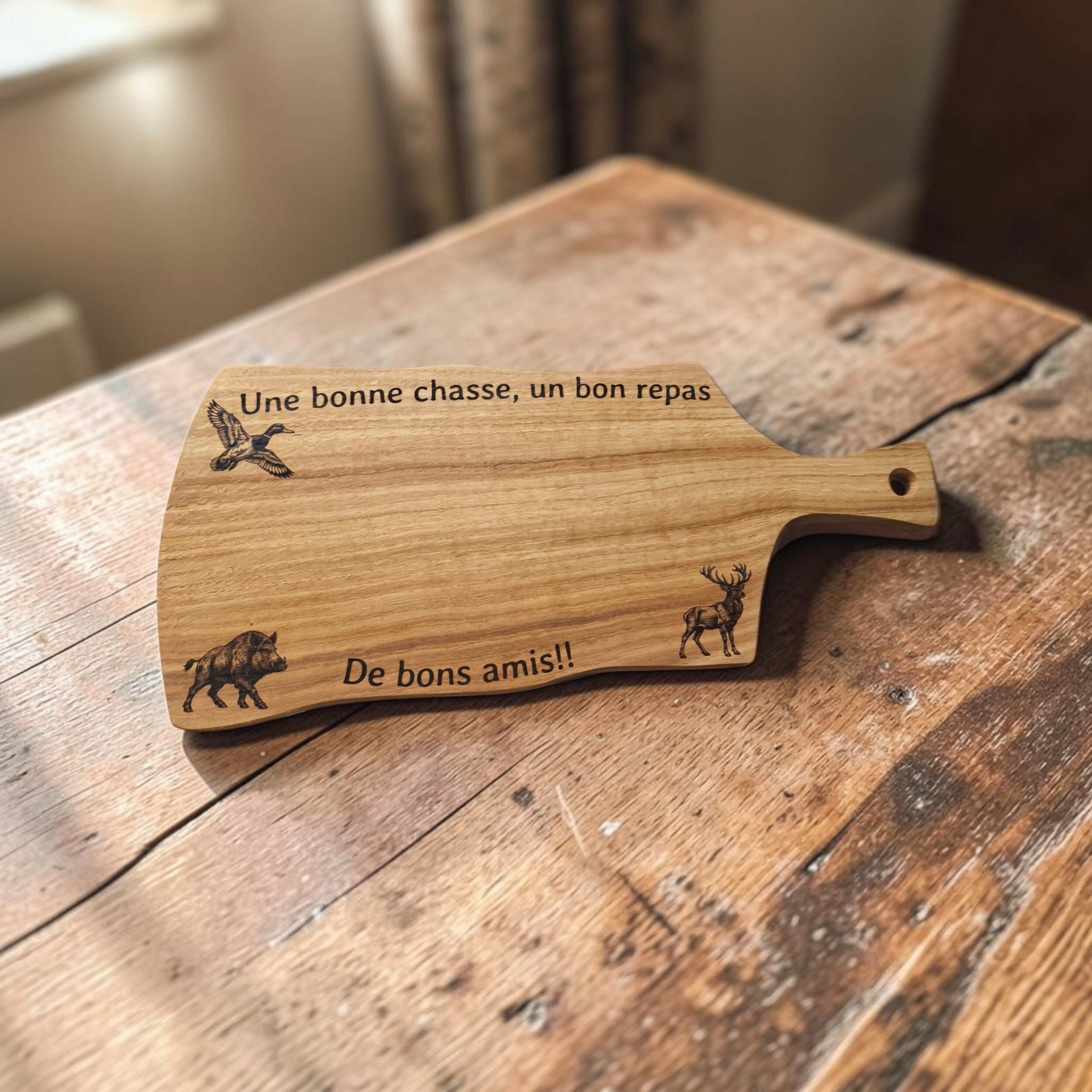 motif chasse en chêne