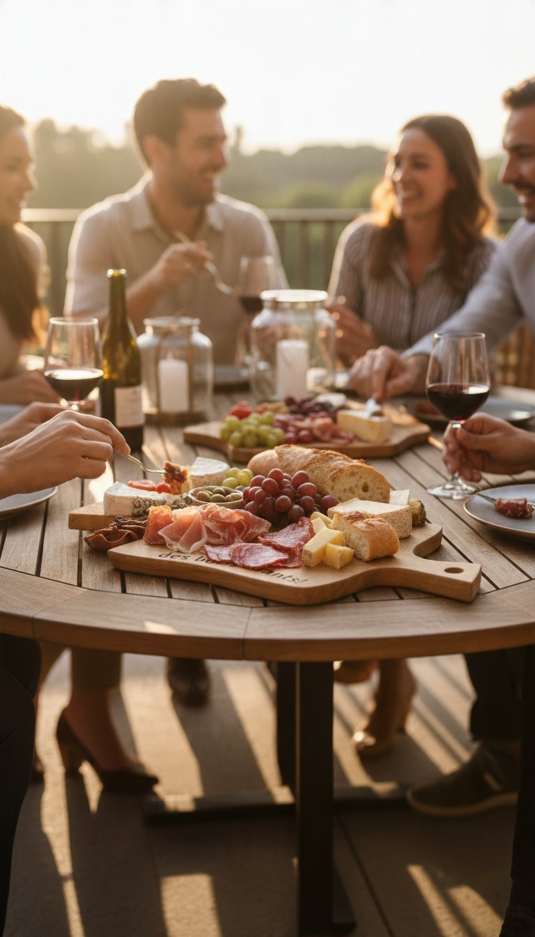 planche apéritive en chêne 1