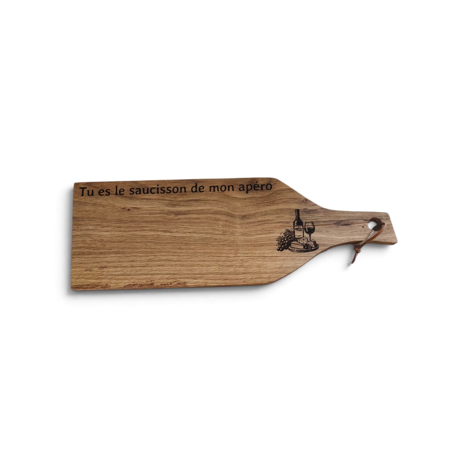 sublime planche en chêne gravée