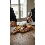 planche à apéro en chêne et gravure humoristique