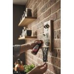 décapsuleur en chêne avec panier