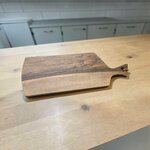 planche en noyer massif pour découper