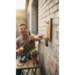 décapsuleur en chêne mural avec panier