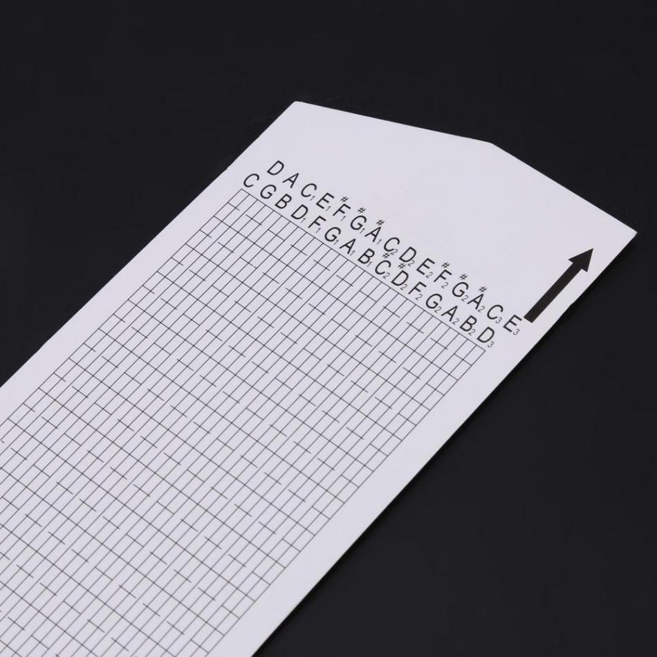 Papier vierge - Blank strips - boîte à musique - music box