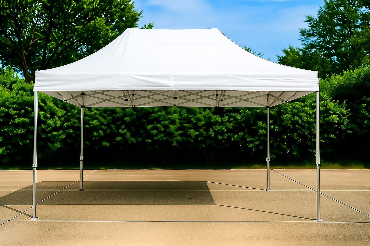 barnum alu 3x4,5 blanc