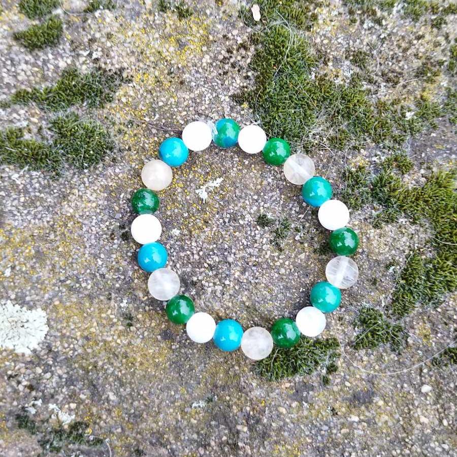 Bracelet-Maternite-en-Chrysocolle-Jaspe-vert-Selenite-et-Citrine-zoom