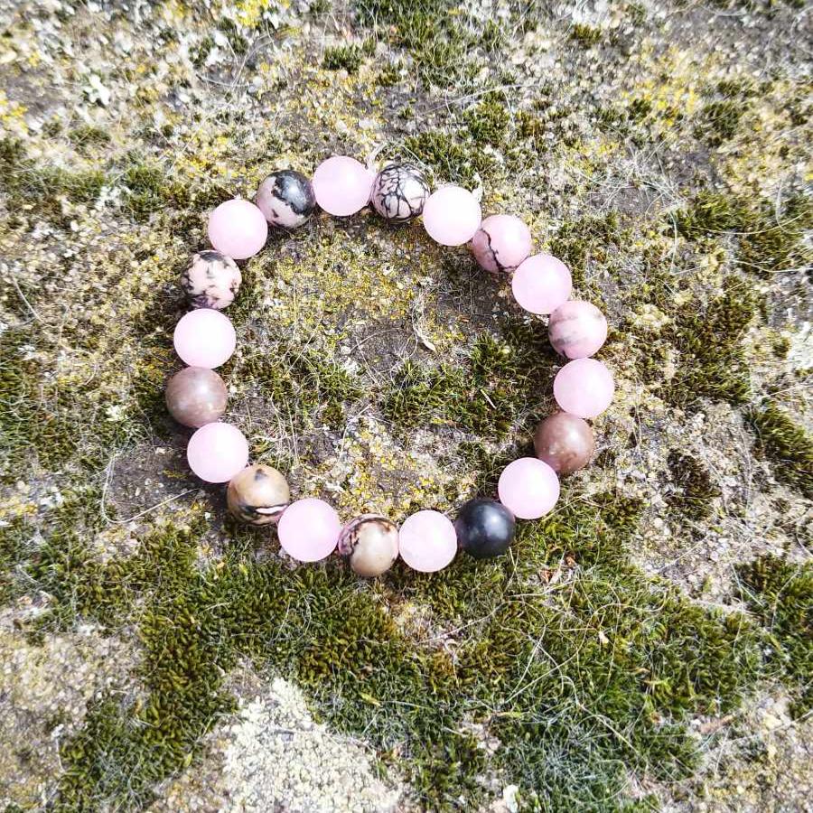 Bracelet-Amour-en-Kunzite-Quartz-Rose-et-Rhodonite-1-zoom