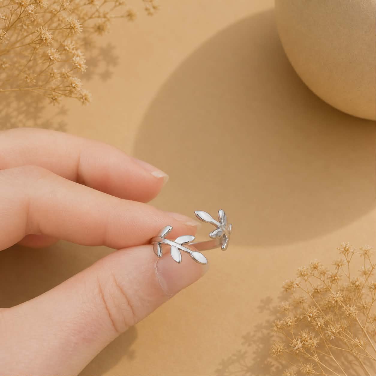 Bague argentée Daphnée 2