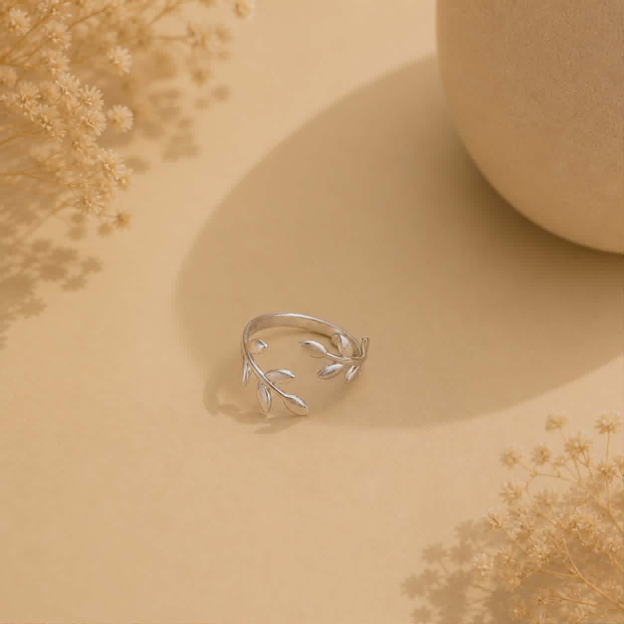 Bague argentée Daphnée 1