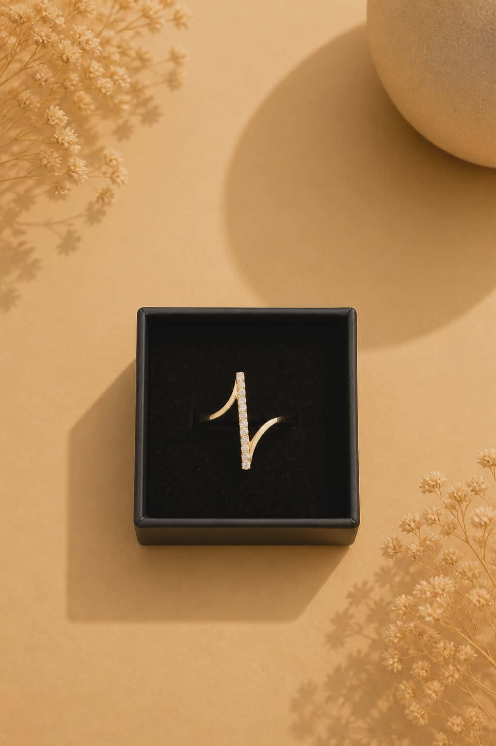Bague dorée Maé 1