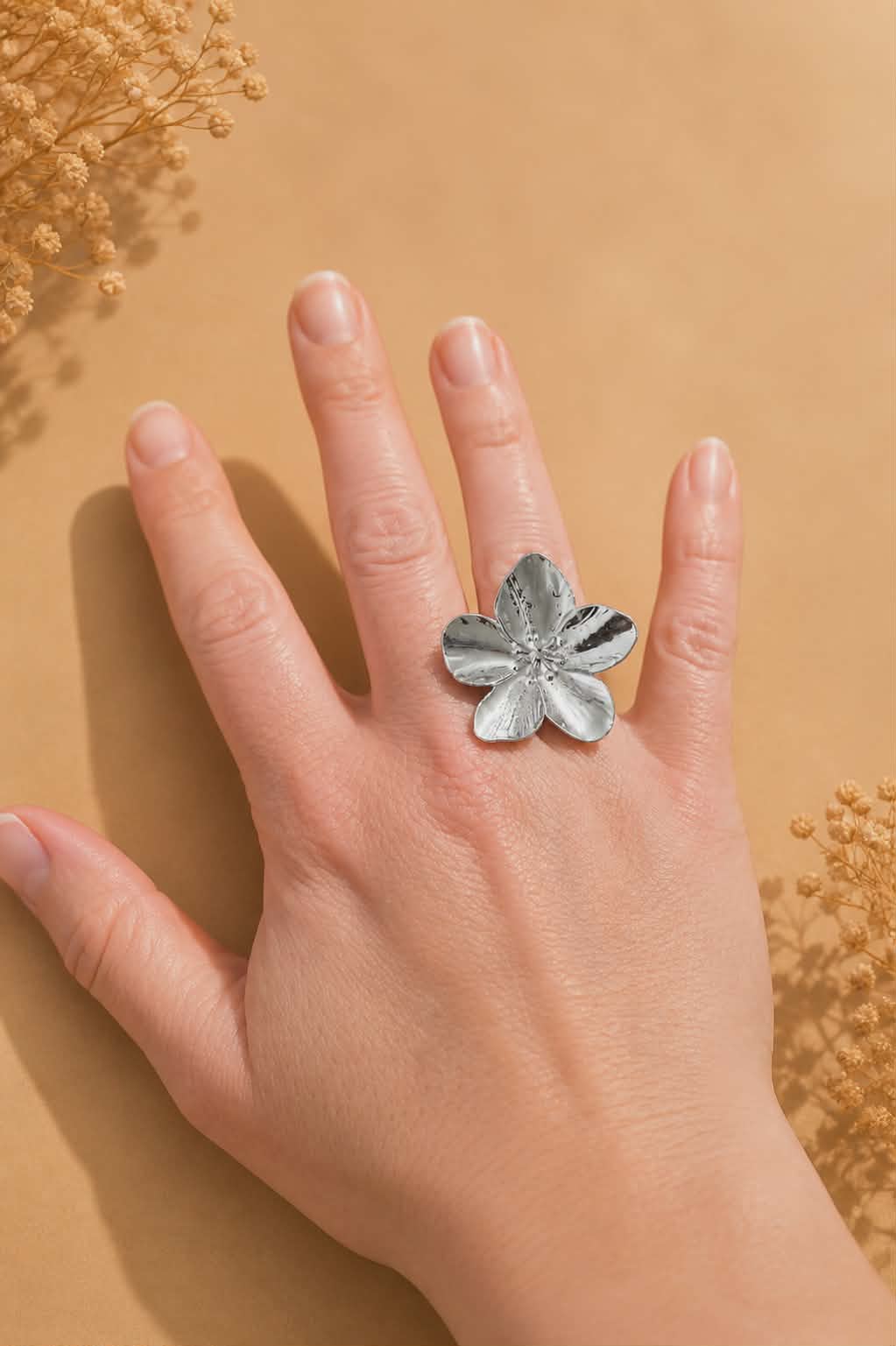 Bague argentée Nour
