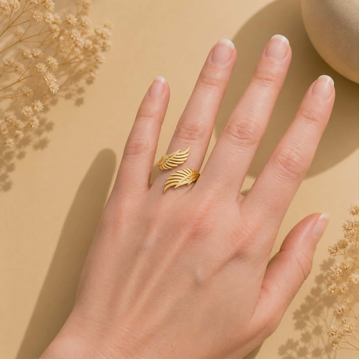 Bague dorée Alya 1