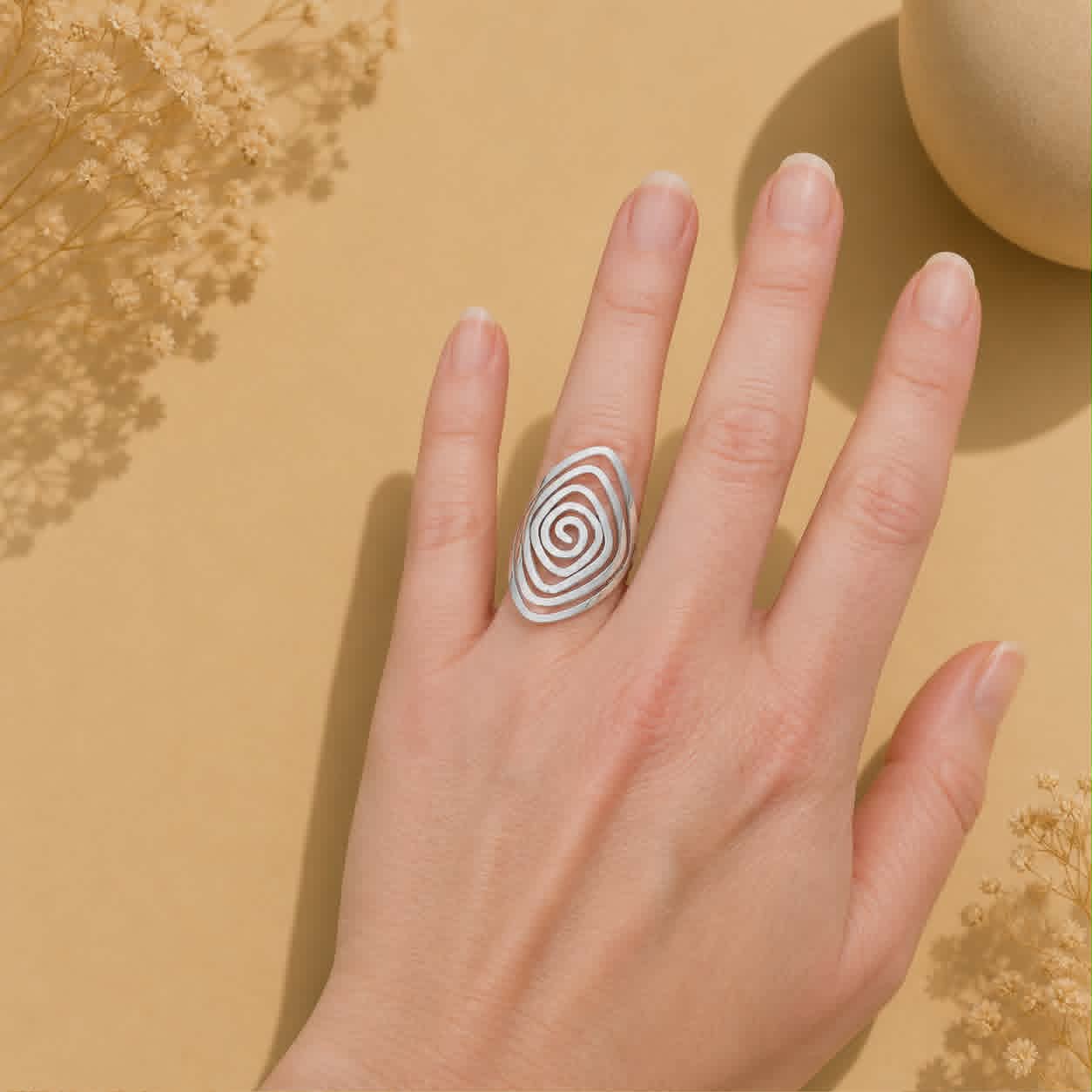 Bague argentée Marjorie