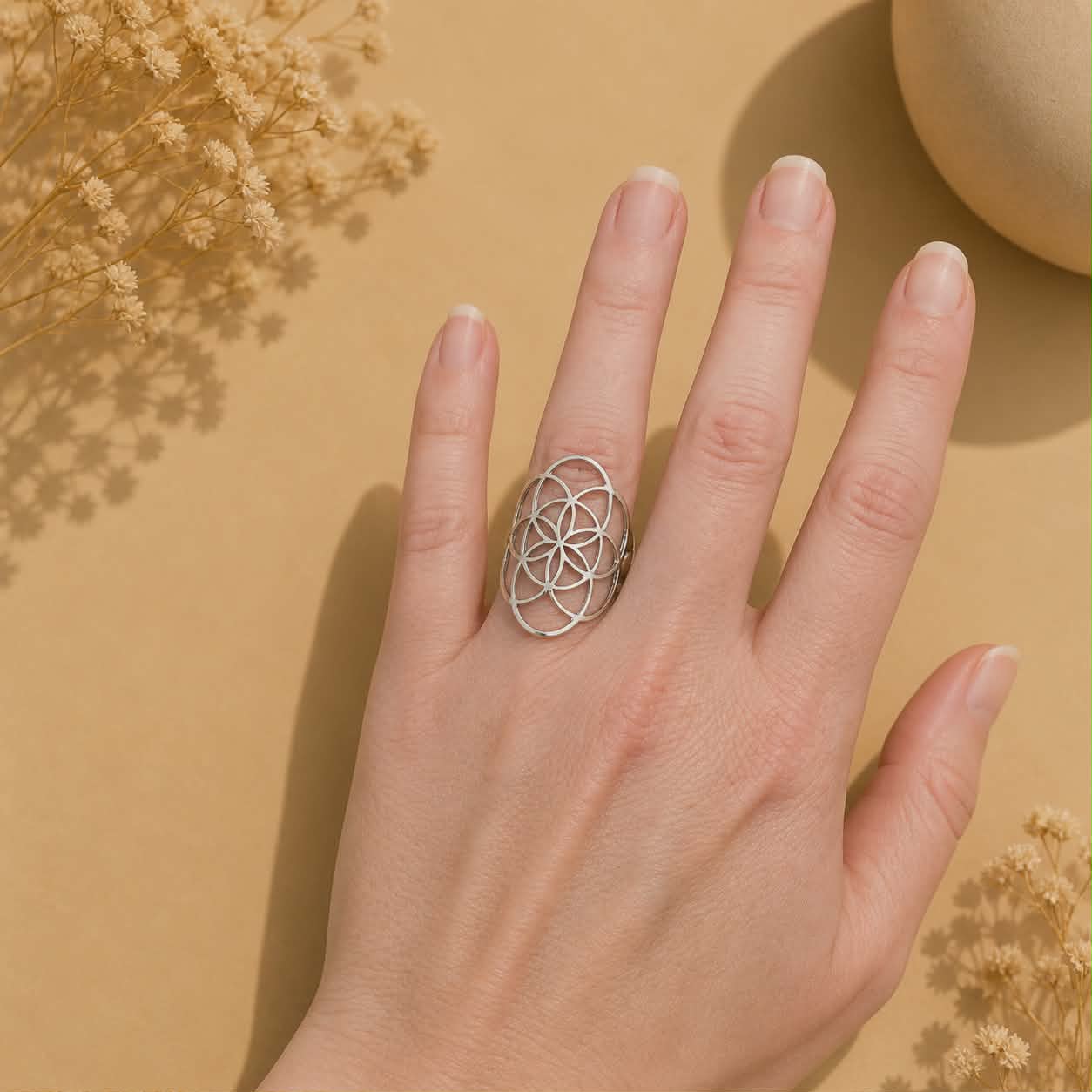 Bague argentée Arya