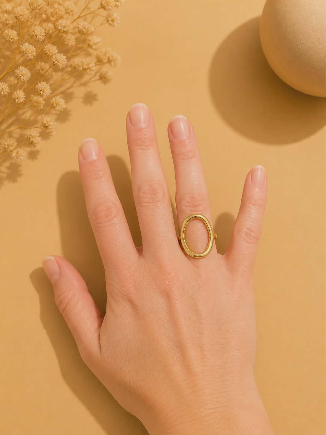 Bague dorée Marlène 1