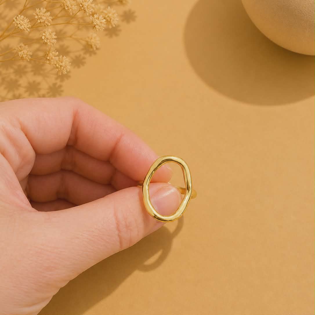 Bague dorée Marlène 2