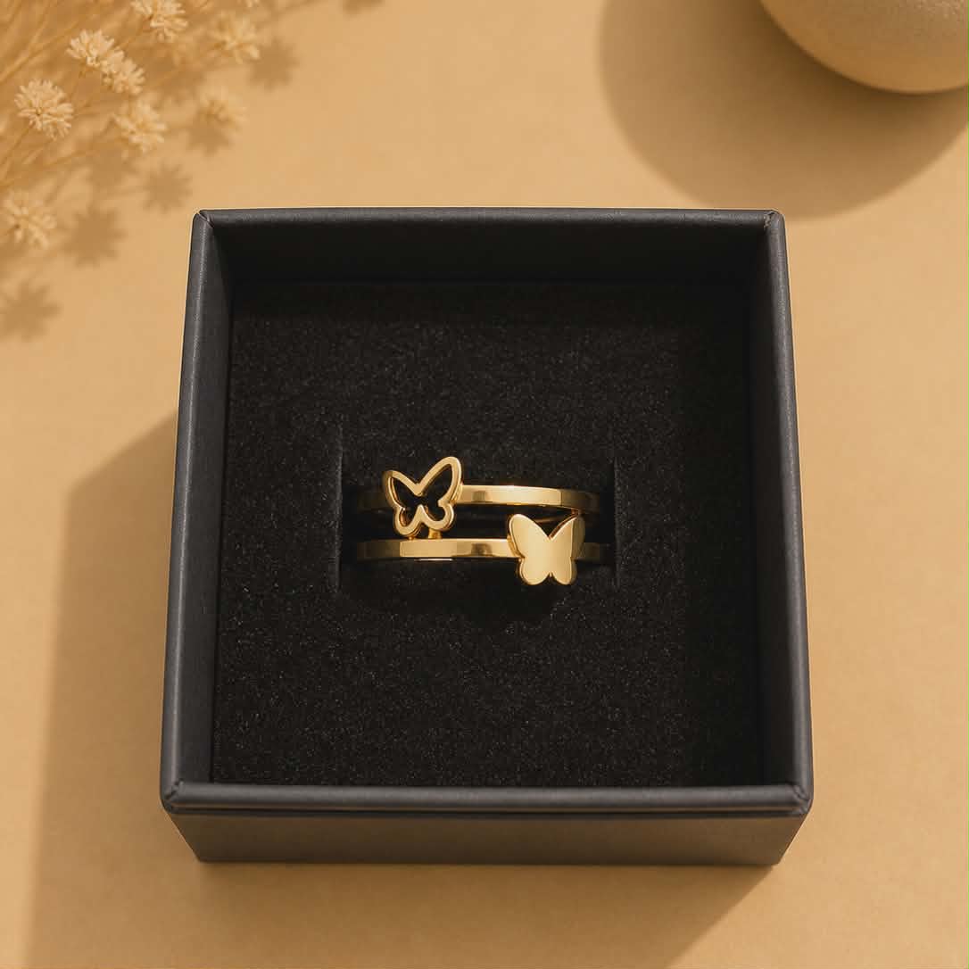 Bague dorée Alex