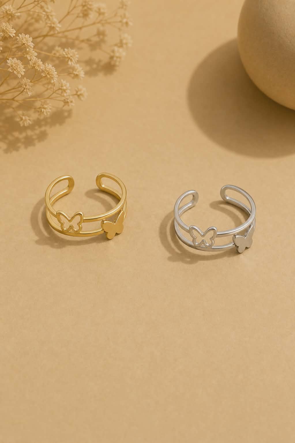 Bague dorée Alex 1