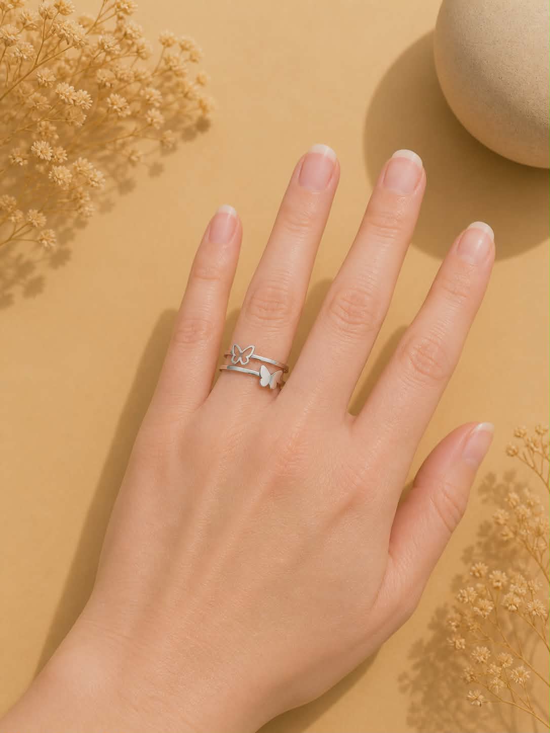 Bague argentée Alex 1