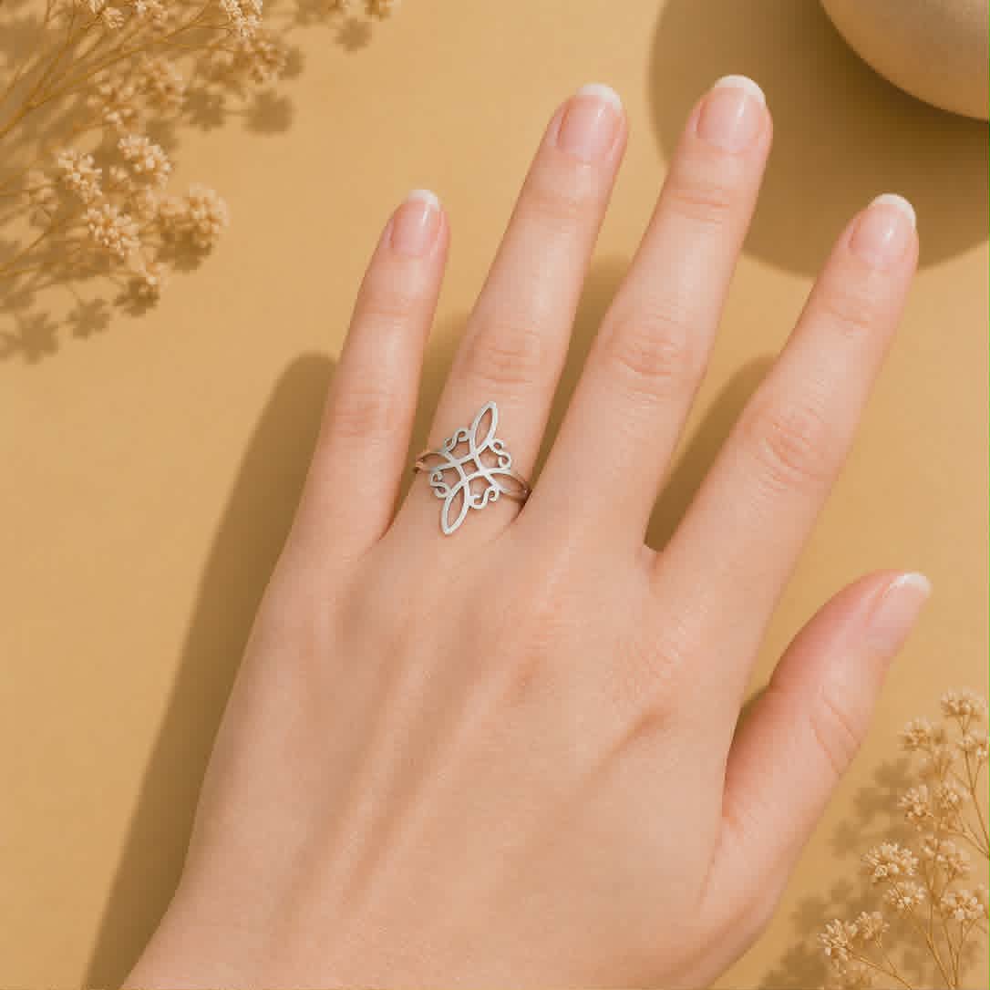 Bague dorée Assia
