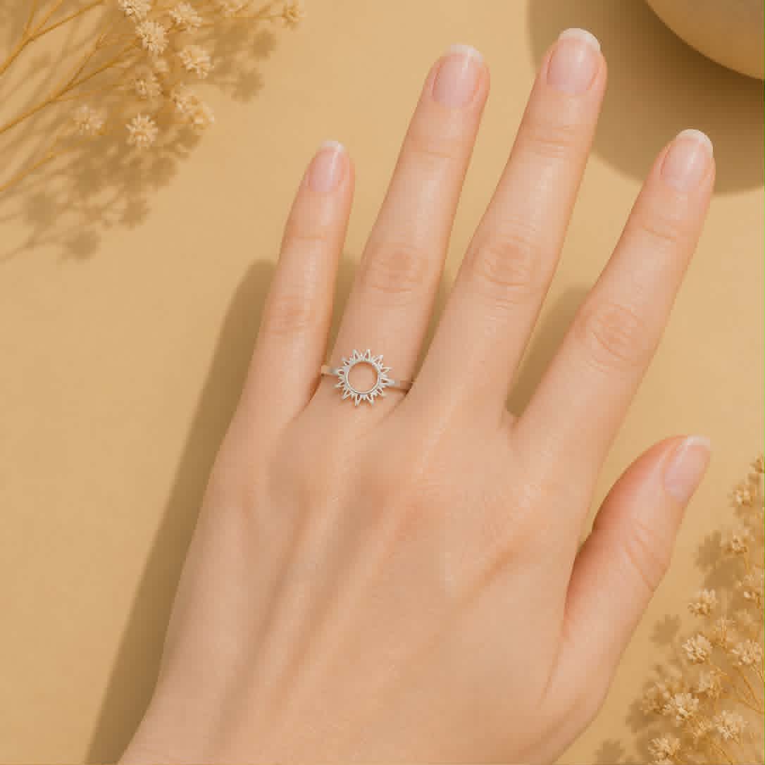 Bague argentée Aïcha
