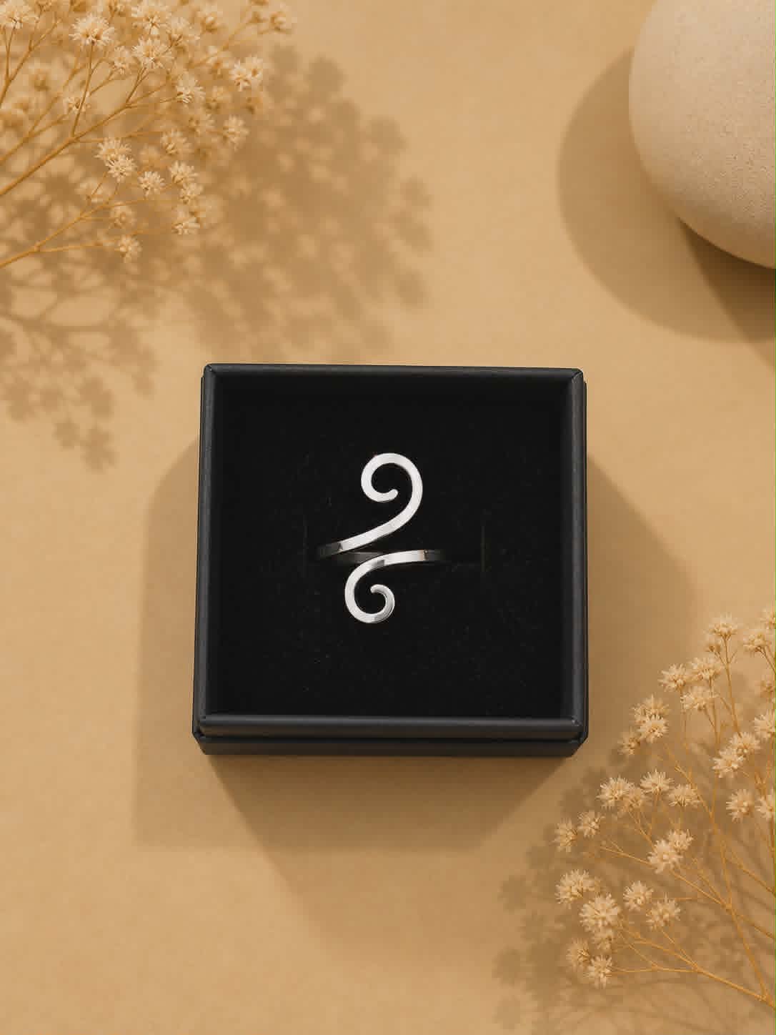 Bague argentée Dalia 1