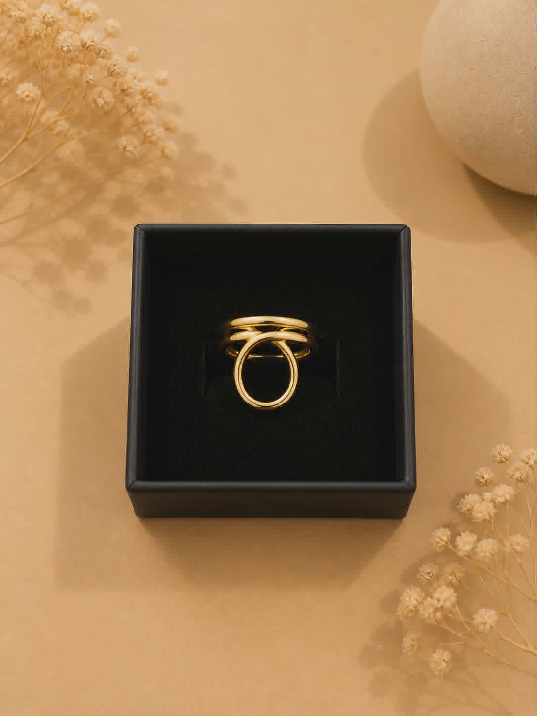 Bague dorée Noélie 1
