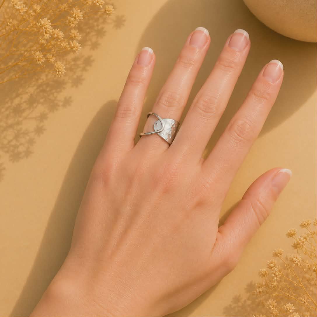 Bague argentée Diane 1