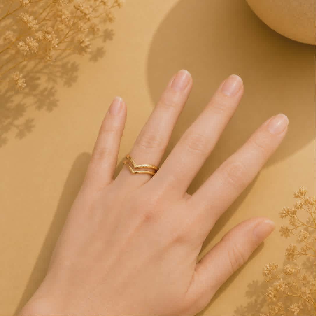 Bague dorée Alessa 1