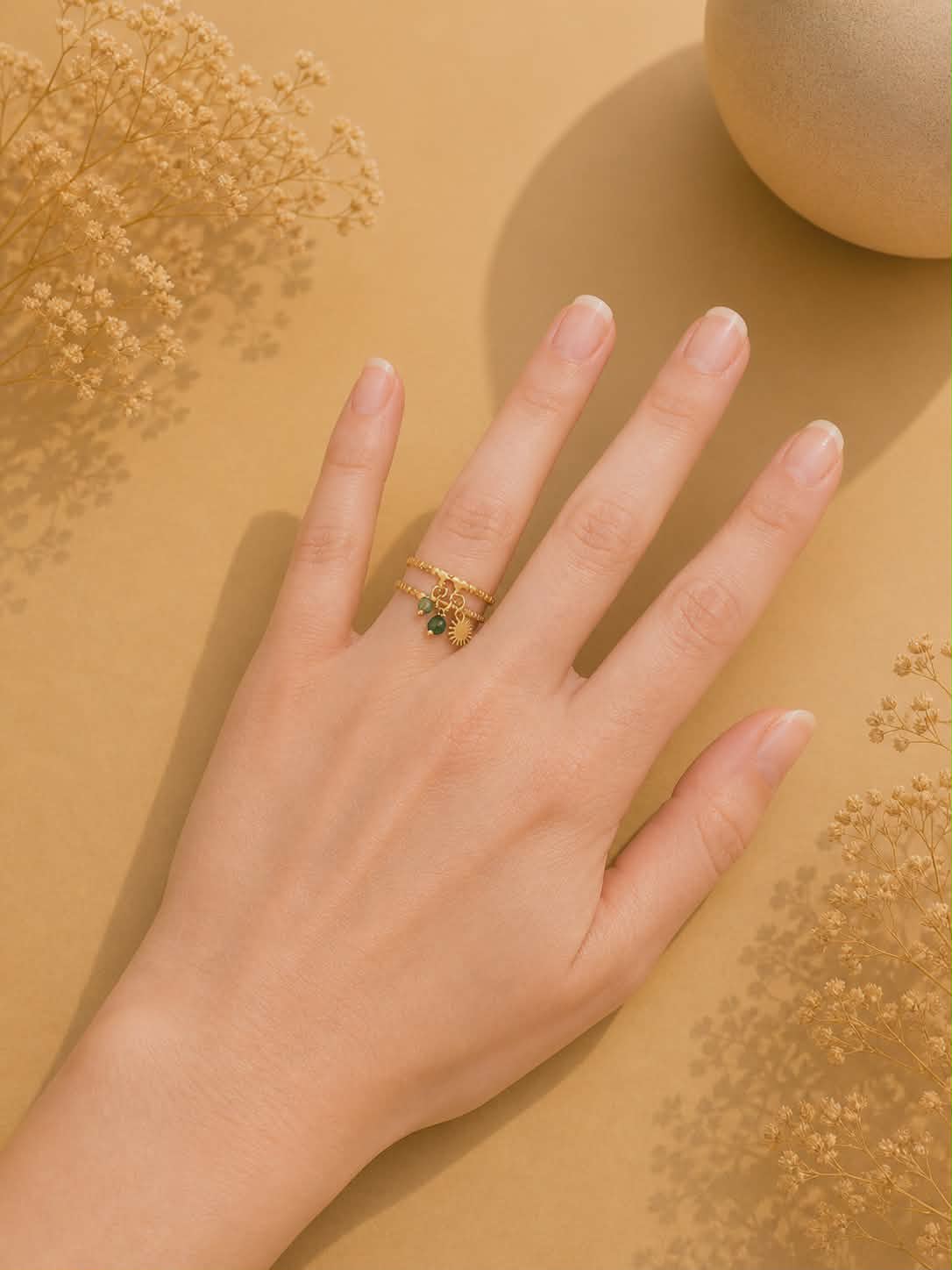Bague dorée Lynda 2
