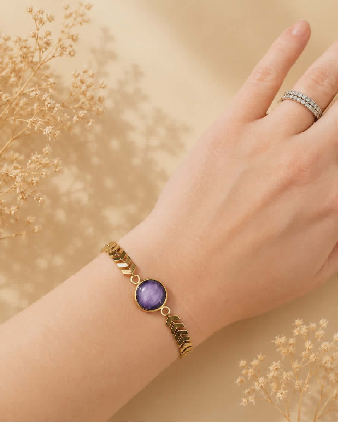 Bracelet doré Roxane
