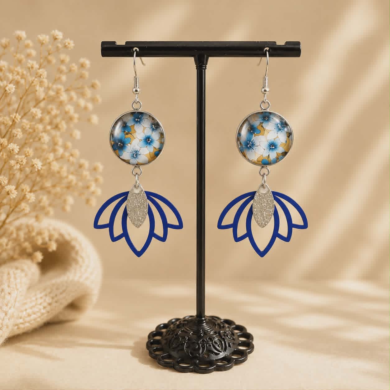 Pendante argentée Judith