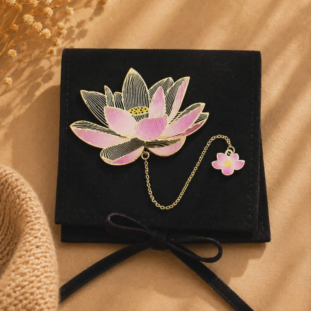 Marque page lotus