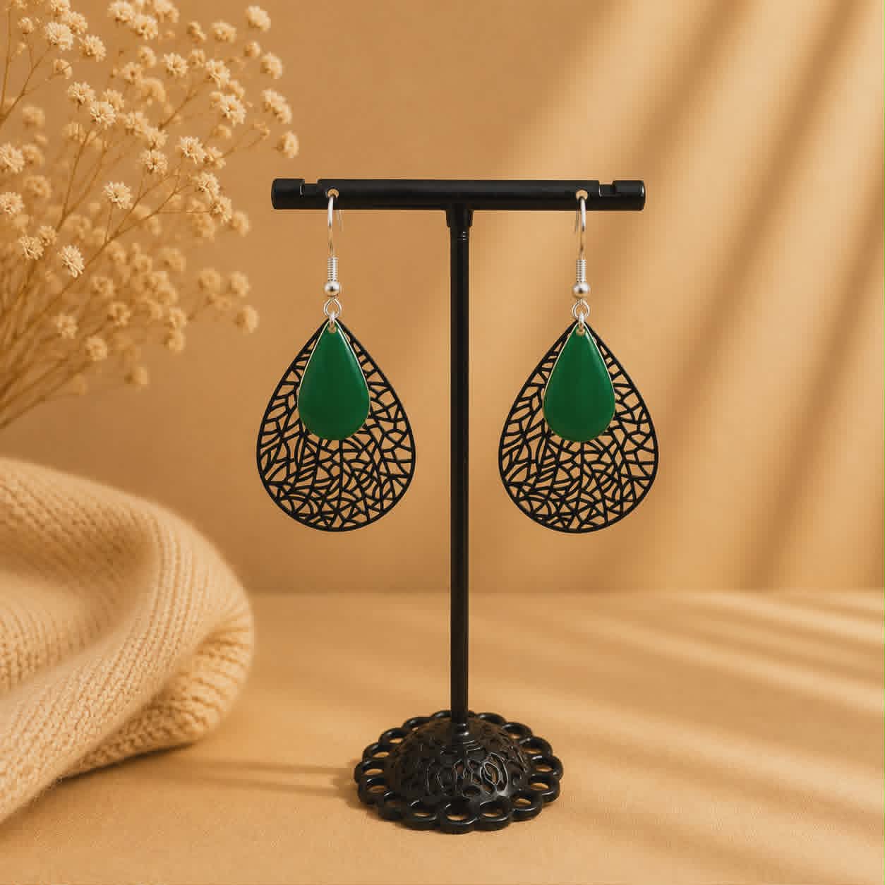 Pendantes argentées Héloïse