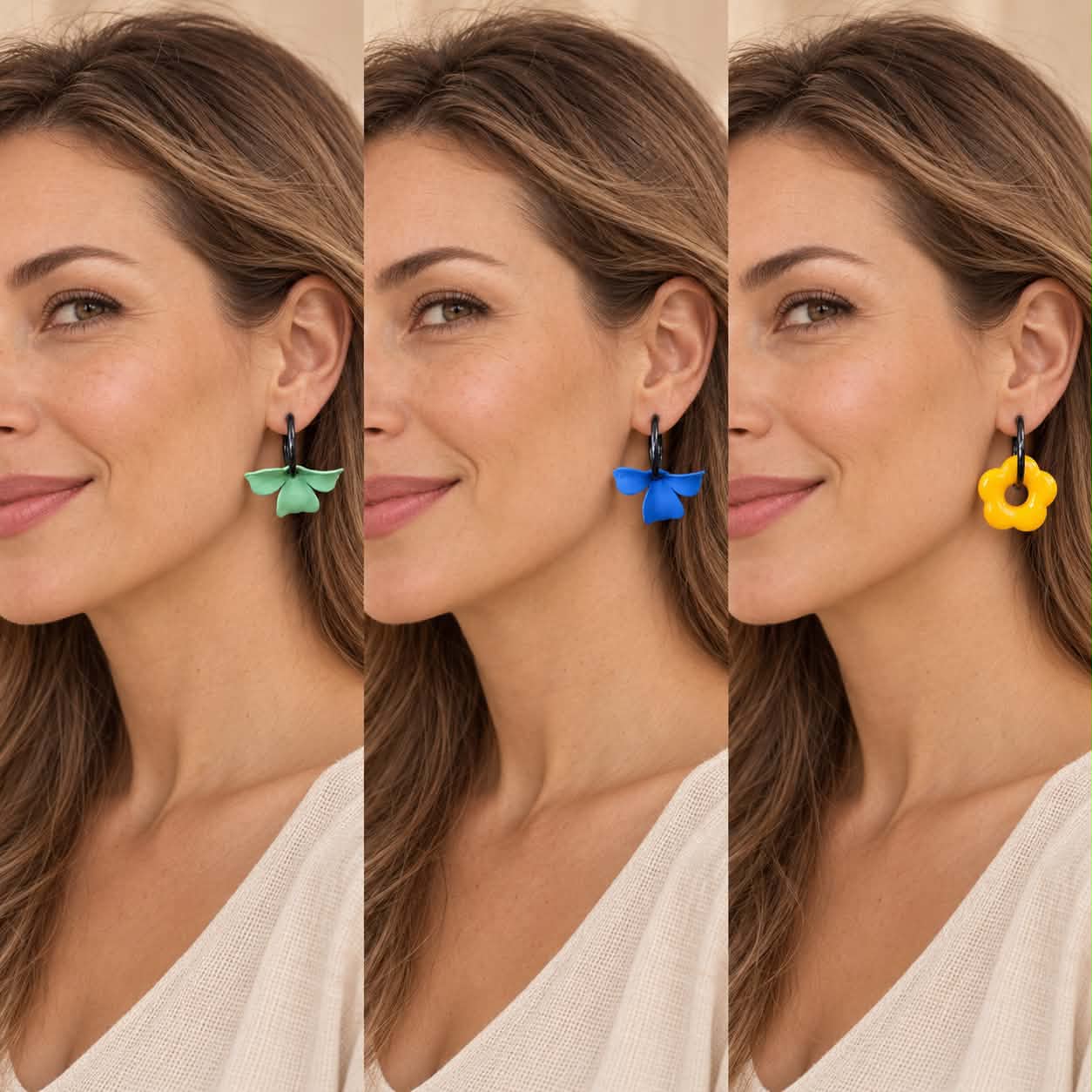Box 3 paires de boucles - Jardin Pop 4