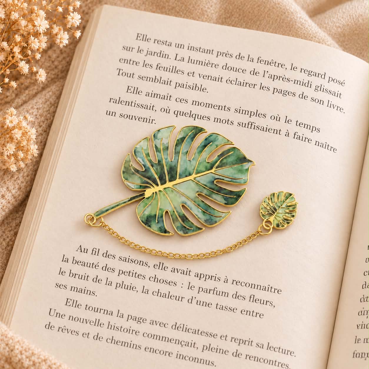 Marque-page Monstera 1