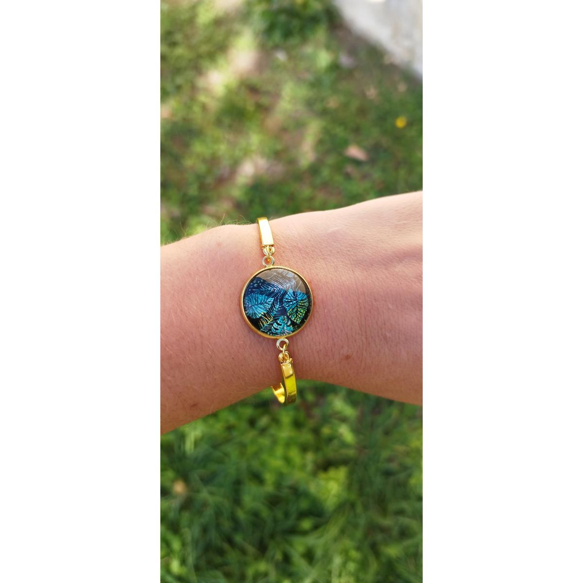 Bracelet-plat-dore-Agathe-zoom